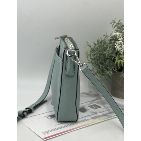 Kate Spade Authenticated Leather Margaux Med Convertible Crossbody Hazy Blue‎ - Picture 5 of 16